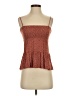 Paper Crane 100% Rayon Brown Sleeveless Top Size XS - photo 1