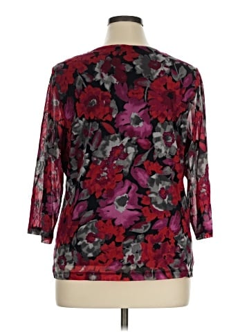 Croft & Barrow 3/4 Sleeve Blouse (view 2)