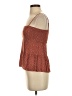 Paper Crane 100% Rayon Brown Sleeveless Top Size XS - photo 5