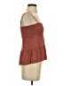 Paper Crane 100% Rayon Brown Sleeveless Top Size XS - photo 4
