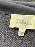Deletta Metallic Silver Short Sleeve Top Size S - photo 7