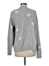 Splendid Hearts Gray Pullover Sweater Size M - photo 2