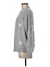 Splendid Hearts Gray Pullover Sweater Size M - photo 5