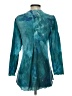 Soft Surroundings Teal 3/4 Sleeve Blouse Size S (petite) - photo 2