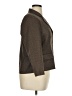 Alfred Dunner Tweed Brown Blazer Size 16 Petite - photo 4