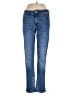J.Jill Solid Blue Jeans Size 10 - photo 1