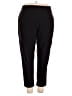Simply Vera Vera Wang Solid Black Active Pants Size XXL - photo 1