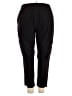 Simply Vera Vera Wang Solid Black Active Pants Size XXL - photo 2