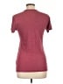 Alternative Earth Burgundy Short Sleeve Top Size L - photo 2