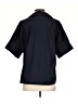 Nordstrom 100% Cotton Black Short Sleeve Blouse Size XS - photo 2