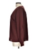 H&M 100% Polyester Burgundy Long Sleeve Blouse Size 10 - photo 5