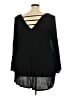 Torrid Black Long Sleeve Blouse Size 5X Plus (5) - photo 2