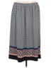 Christopher & Banks Print Blue Casual Skirt Size L - photo 1