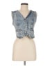 Elleven Blue Denim Vest Size M - photo 1