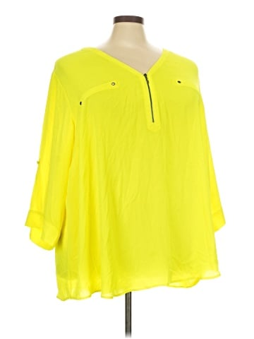 Torrid 3/4 Sleeve Blouse (view 1)