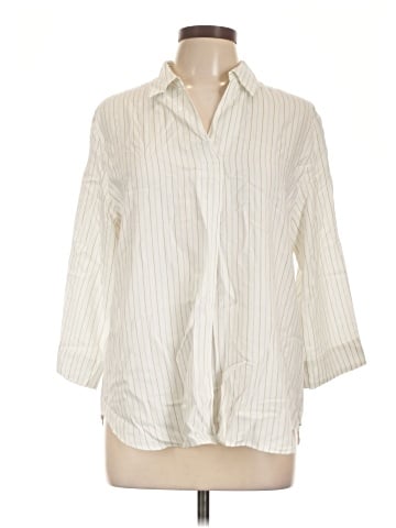 Uniqlo 3/4 Sleeve Button-Down Shirt (view 1)