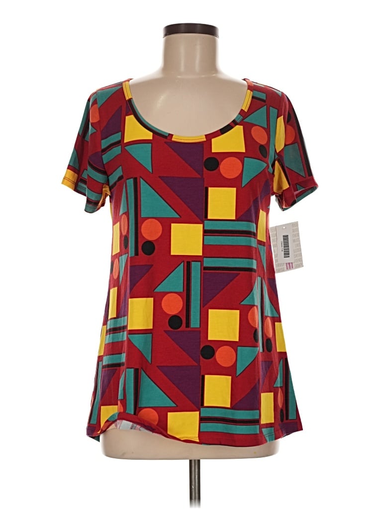Lularoe Short Sleeve T-shirt In Burgundy