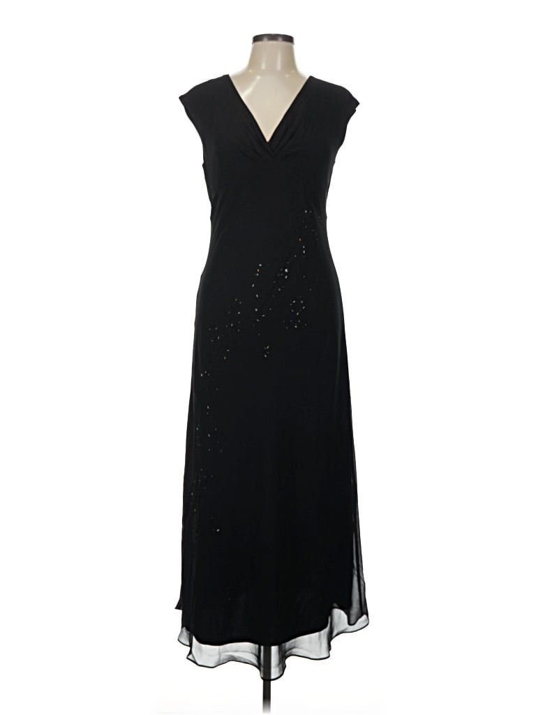 Pre-owned Agb Cocktail Dress In Black