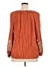 Max Studio 100% Rayon Orange Long Sleeve Blouse Size XL - photo 2