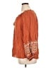 Max Studio 100% Rayon Orange Long Sleeve Blouse Size XL - photo 5