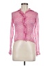 Laundry by Shelli Segal Pink Long Sleeve Blouse Size 6 - photo 1