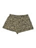 Zara 100% Cotton Animal Print Gold Shorts Size XS - photo 2