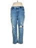 Edgely Hearts Blue Jeans Size 16 - photo 1