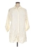 East5th Ivory 3/4 Sleeve Button-Down Shirt Size XL - photo 1
