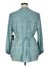 Terra & Sky 100% Polyester Teal Kimono Size 0X - photo 2