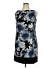 AB Studio Graphic Blue Cocktail Dress Size 16 - photo 1