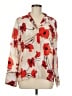 J.Crew 100% Silk Red Long Sleeve Silk Top Size M - photo 1