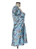 Zara 100% Polyester Blue Cocktail Dress Size M - photo 4