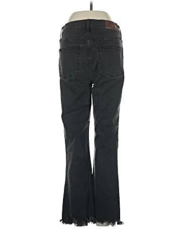 Madewell Cali Demi-Boot Jeans in Berkeley Black: Chewed-Hem Edition (view 2)