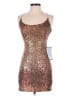 B. Darlin Metallic Brown Cocktail Dress Size 9 - 10 - photo 1