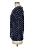 Croft & Barrow 100% Cotton Polka Dots Blue Cardigan Size M - photo 5