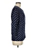 Croft & Barrow 100% Cotton Polka Dots Blue Cardigan Size M - photo 4