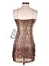 B. Darlin Metallic Brown Cocktail Dress Size 9 - 10 - photo 2