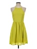 Celeste Solid Green Casual Dress Size S - photo 1