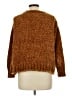 Max Studio 100% Polyester Tweed Brown Pullover Sweater Size L - photo 2