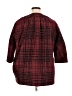 Anne Klein Plaid Red Coat Size 14 - photo 2