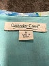 Coldwater Creek 100% Polyester Teal Short Sleeve Blouse Size S - photo 7