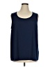 Catherines Blue Sleeveless T-Shirt Size 1X - photo 1