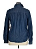 Just Fab Blue Long Sleeve Blouse Size XL - photo 2