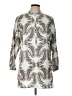Charlotte Kellogg Paisley Silver 3/4 Sleeve Blouse Size L - photo 1