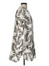 Charlotte Kellogg Paisley Silver 3/4 Sleeve Blouse Size L - photo 4