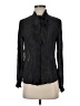 Theory 100% Silk Black Long Sleeve Silk Top Size S - photo 1