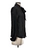 Theory 100% Silk Black Long Sleeve Silk Top Size S - photo 4