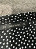 Zara Basic Polka Dots Black Skort Size M - photo 3