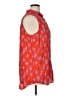 Wildfang Orange Sleeveless Button-Down Shirt Size XL - photo 4