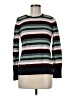 Vince Camuto Stripes Black Pullover Sweater Size M - photo 1